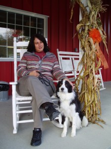 Linda and Star on the porch at AK9-C